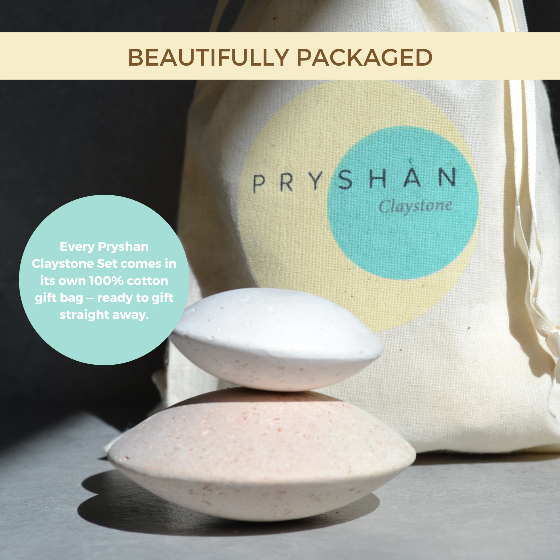 6 x Clay Stone Sets – With Black Slate bases