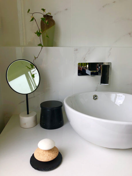 Single Black Slate Base