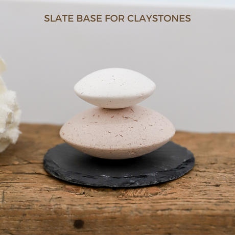 Double The Glow - 2 x Pryshan Clay Stone Sets with Slate Base